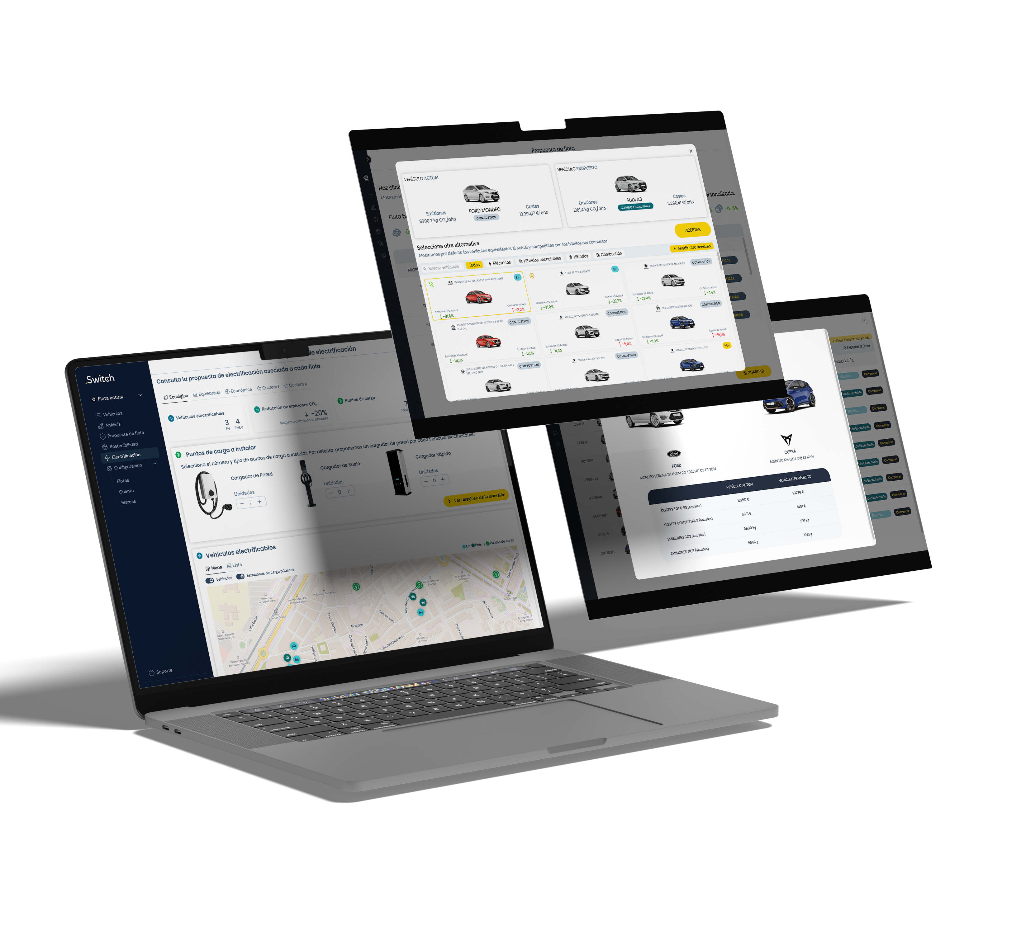 SwitchFleet PRO - Software de Gestión de Flotas